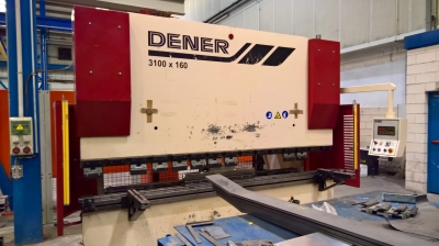 Dener 3100mm x 160tn CNC